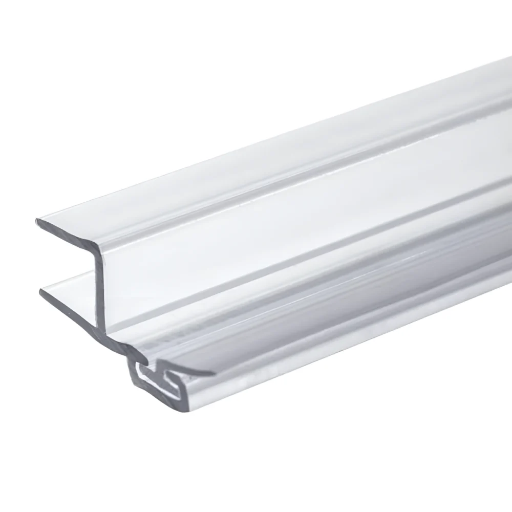 Ultra Clear Glass Door Jamb Water Seal for 1/2 in Glass, 95 in