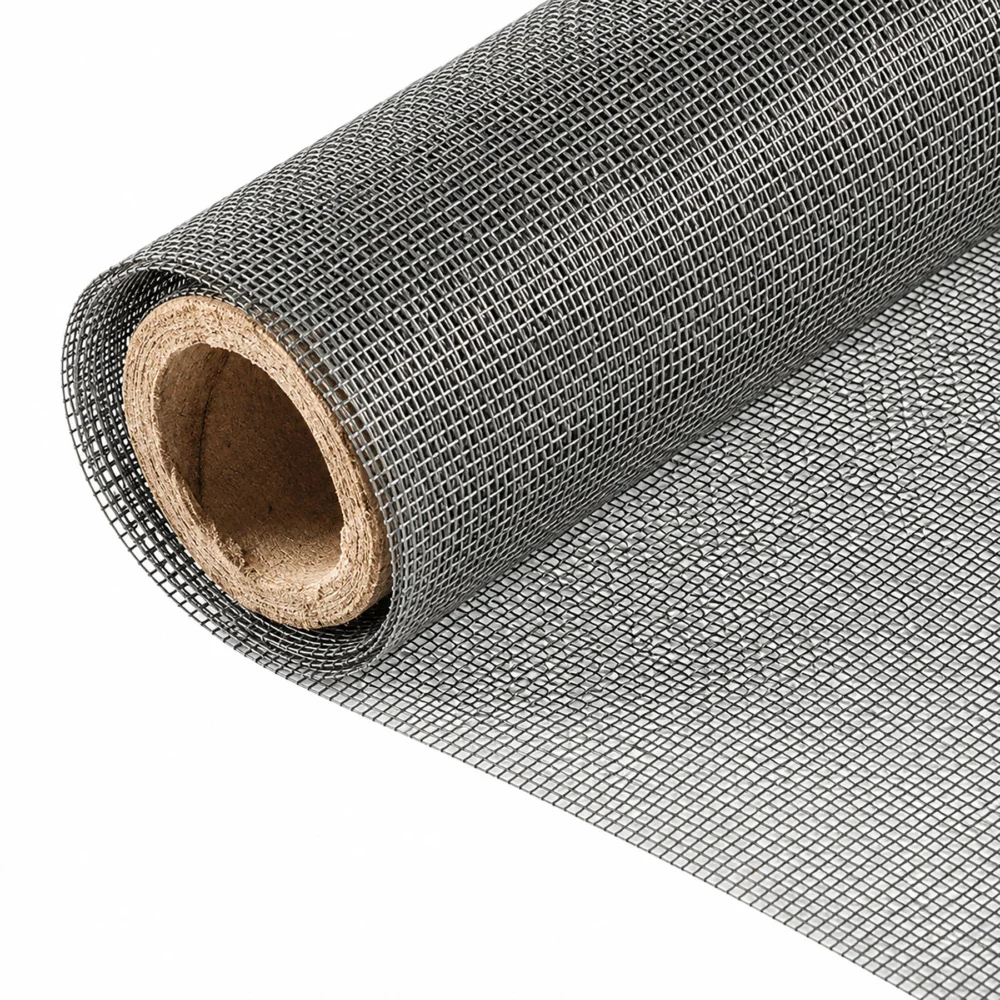 Pet Proof Window Screen Roll Gray Heavy Duty Mesh 36 in x 100 in