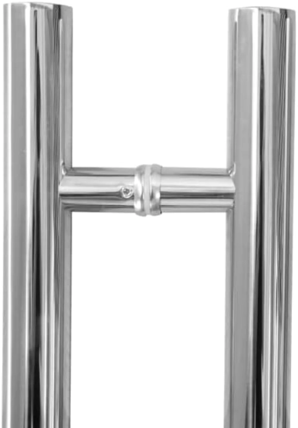 Stainless Steel H Pull Door Handle 48 in Double-Sided Chrome Nickel - Image 6