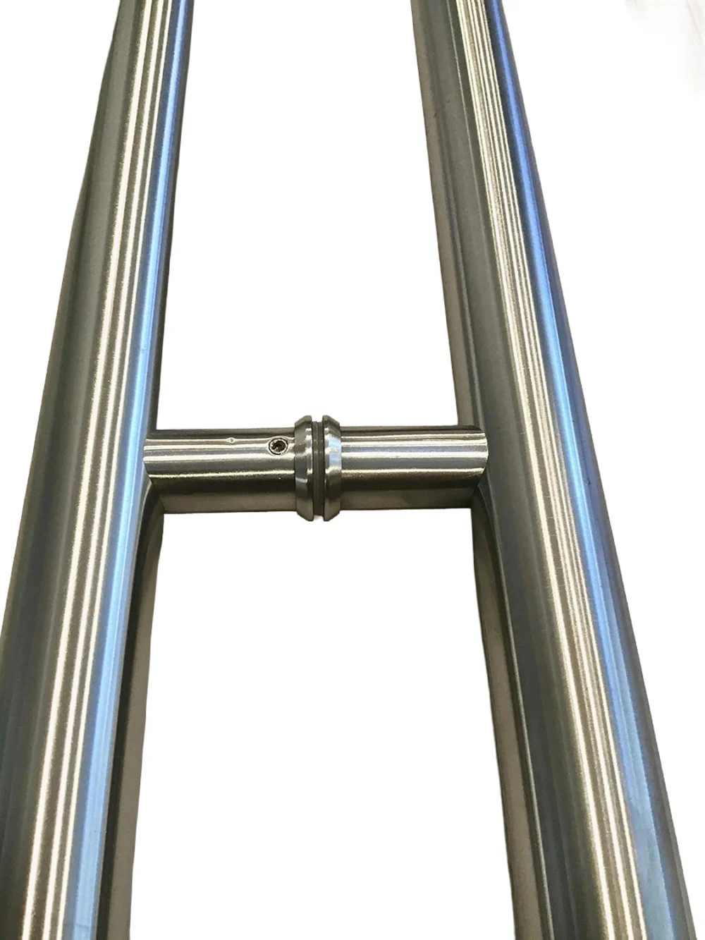 Stainless Steel H Pull Door Handle 48 in Double-Sided Chrome Nickel - Image 2