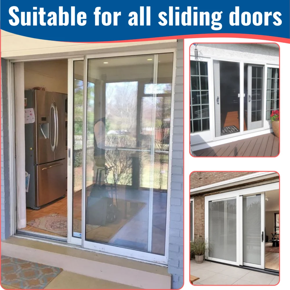 KC Hardware Aluminum U Channel Top Sliding Screen Door Track Replacement, Weather Resistant Sliding Screen Patio Door Rail Track - White, 95"(Pack of 1) - Image 5