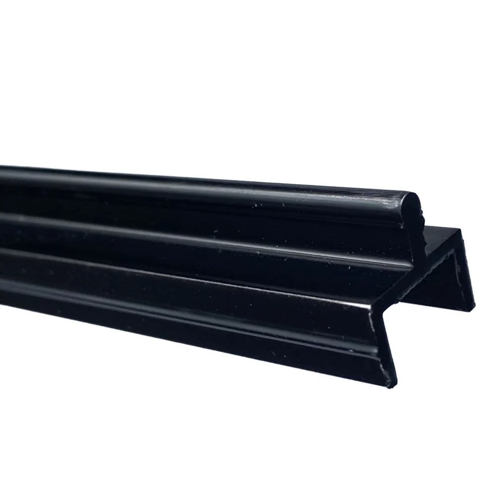 Black Aluminum Sliding Screen Door Bottom Track Replacement, 72" - Image 4
