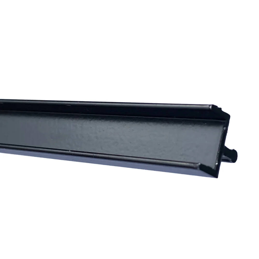 Black Aluminum Sliding Screen Door Bottom Track Replacement, 72" - Image 7