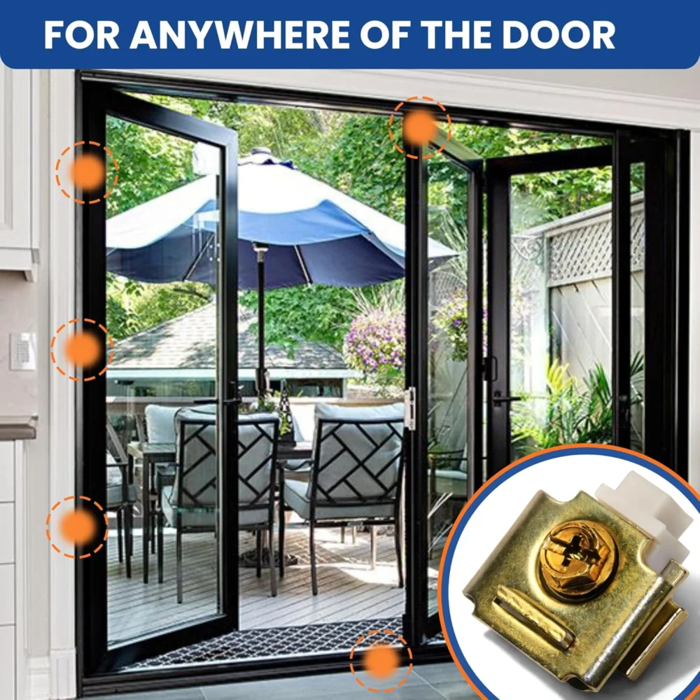 Sliding Door Track Stop Pocket Door Stopper 2 Pack for Sliding Doors - Image 2