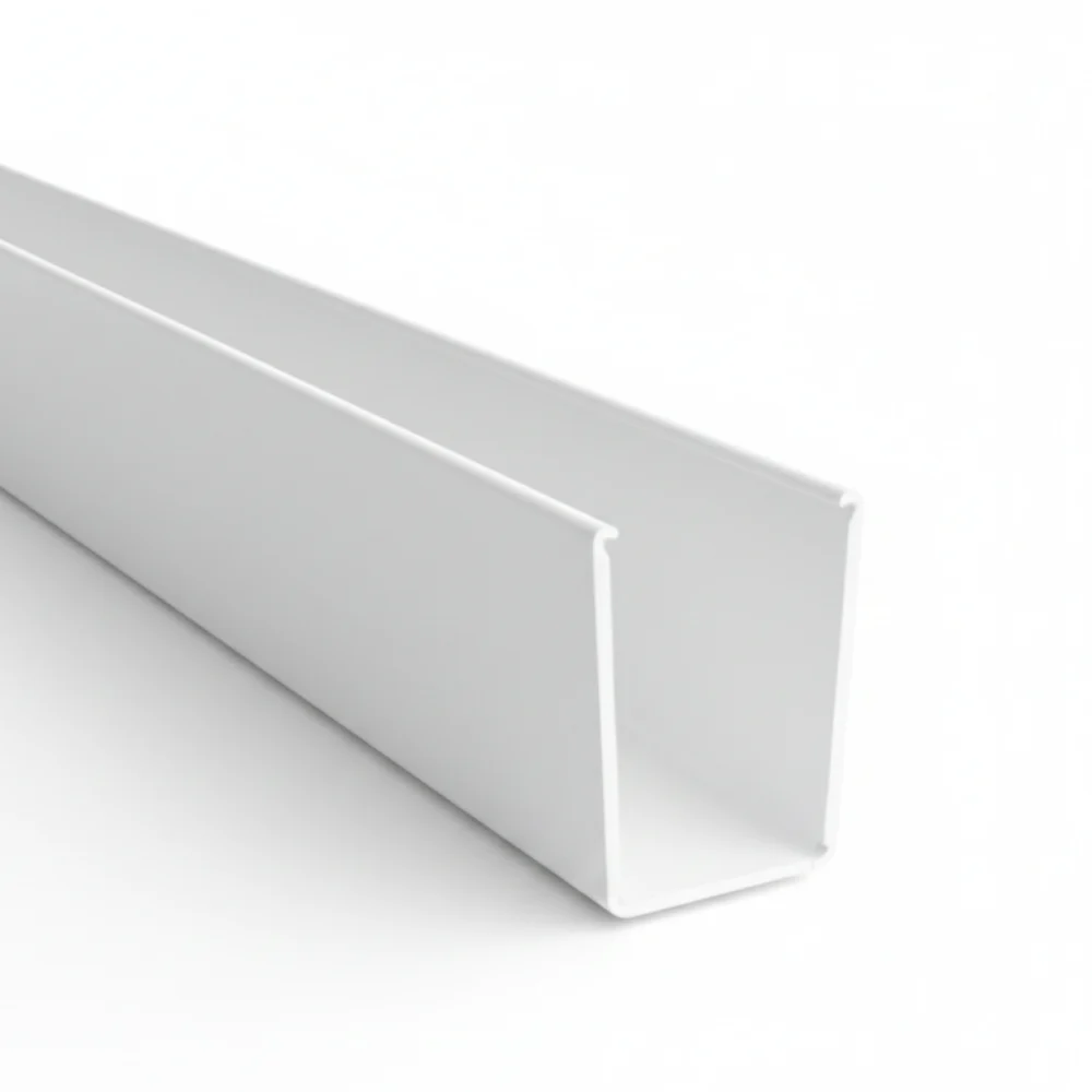 KC Hardware Aluminum U Channel Top Sliding Screen Door Track Replacement, Weather Resistant Sliding Screen Patio Door Rail Track - White, 95"(Pack of 1)
