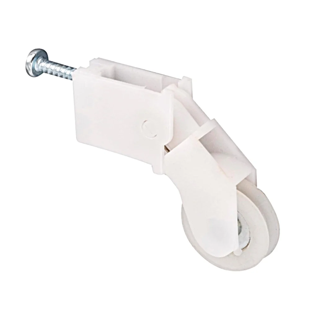 Sliding Screen Door Nylon Roller, 1 in Wheel, White, Pack of 1 or 2