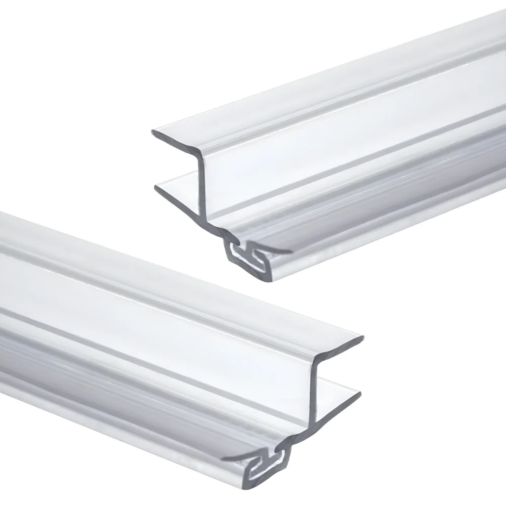 Ultra Clear Glass Door Jamb Water Seal for 1/2 in Glass, 95 in - Image 3