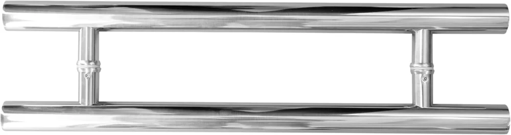 36" Stainless Steel H Pull Door Handle Set, Chrome Nickel - Image 3