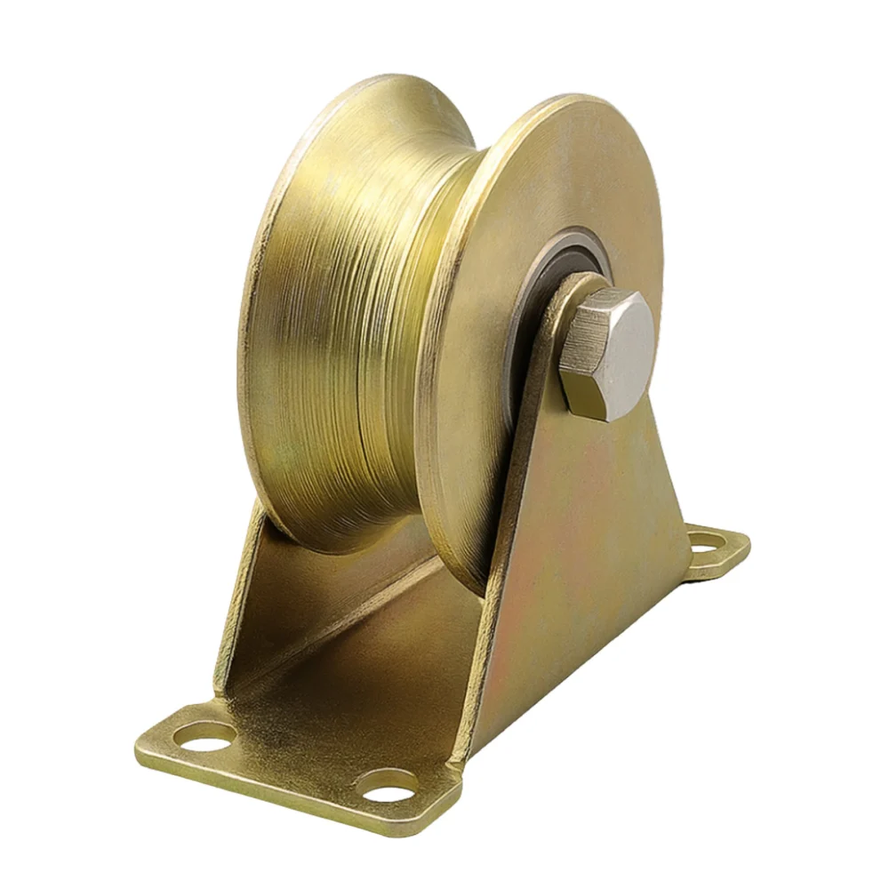 U-Groove Sliding Gate Wheels – 2" Stainless Steel Heavy-Duty Rollers, 660 LB – 4 Pack - Image 3
