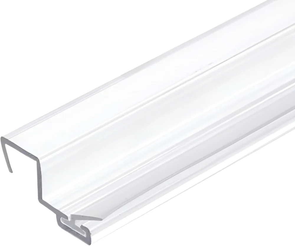 Clear Shower Door Side Jamb Seal for 3/8 in Glass Doors 95 in