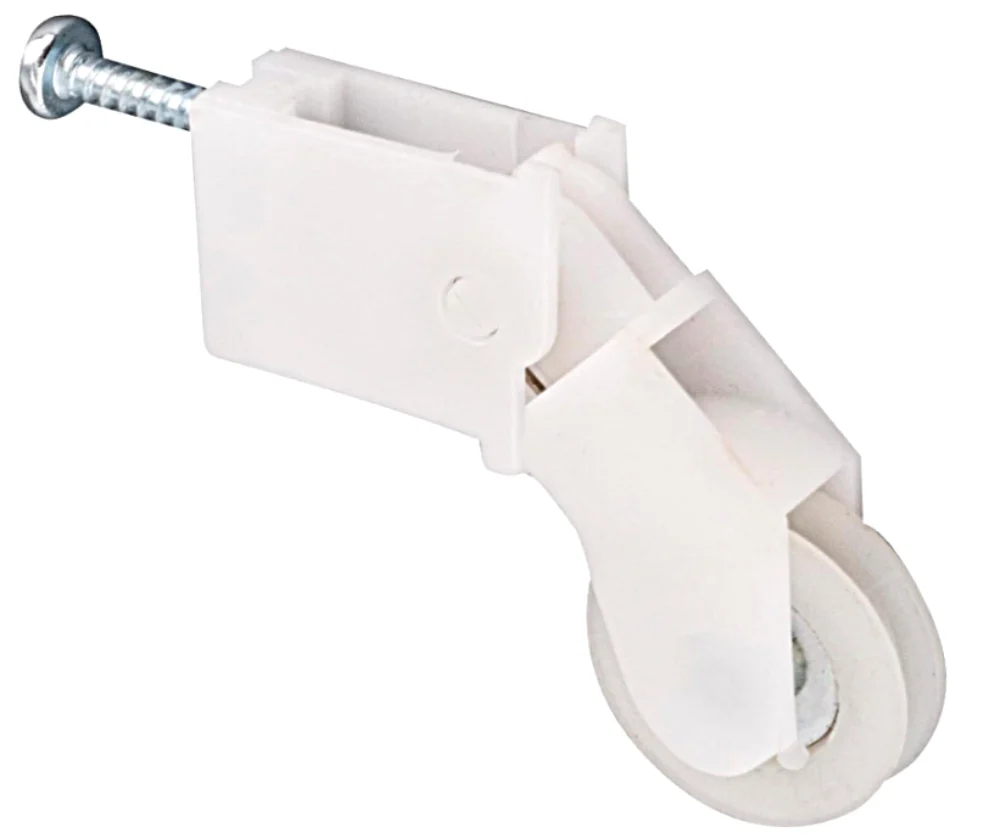 Sliding Screen Door Nylon Roller, 1 in Wheel, White, Pack of 1 or 2 - Image 3