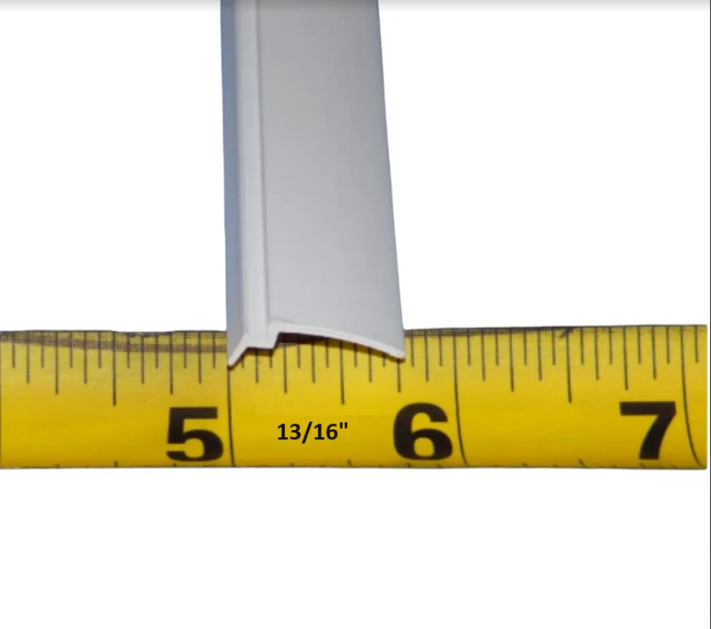 White Snap-In Vinyl Glazing Bead Window Seal, 72 in or 96 in - Image 5
