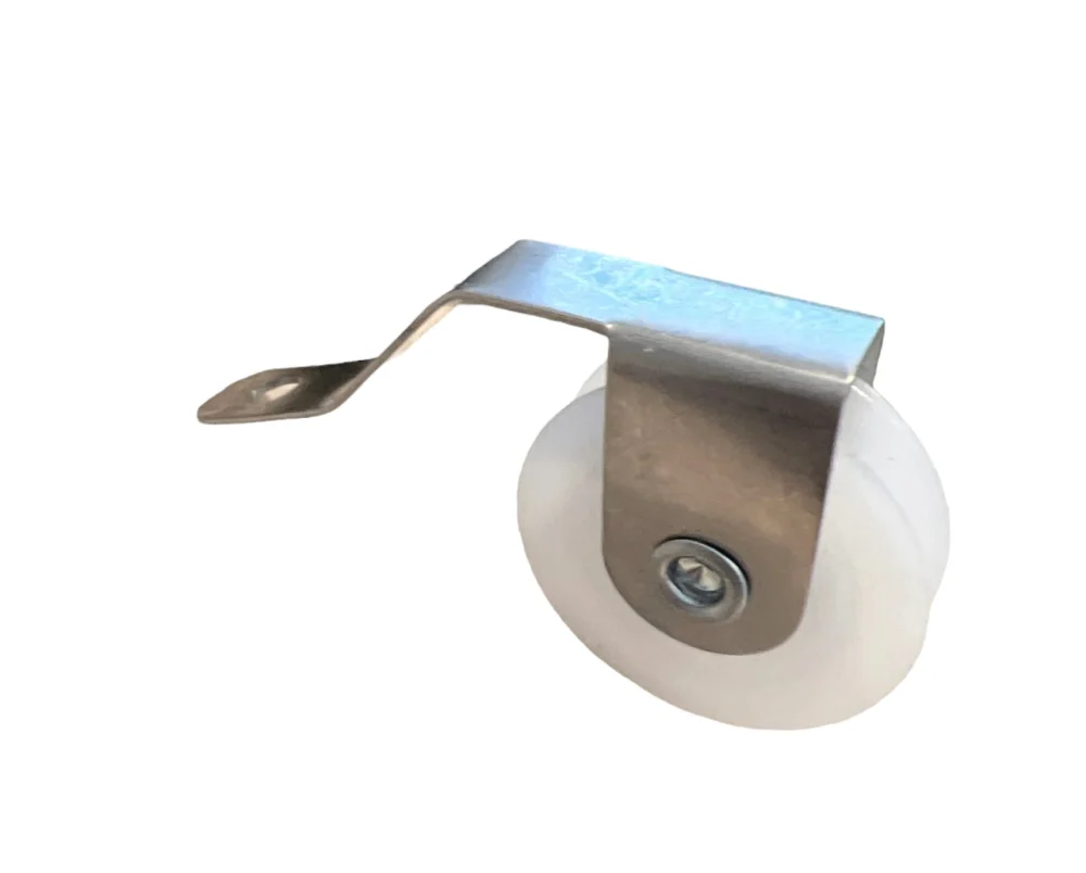 Nylon Screen Door Tension Rollers with Stainless Steel Spring, 1" diameter