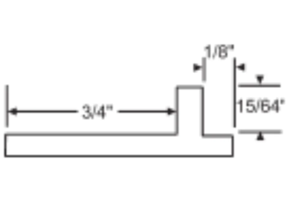 Aluminum Sliding Glass Door Track, Bottom Track Replacement, Chrome - 72" & 96" - Image 2