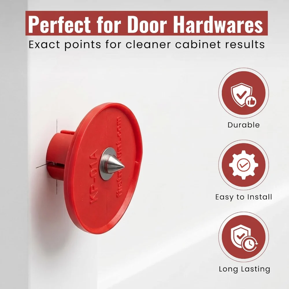Center Point Alignment Tool with Stainless Steel Marking Tip – Standard CP-01 Guide, Red, 2 Pack - Image 6